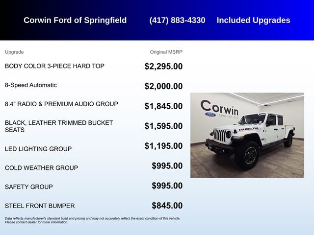Used 2020 Jeep Gladiator Rubicon AWD/4WD image 5
