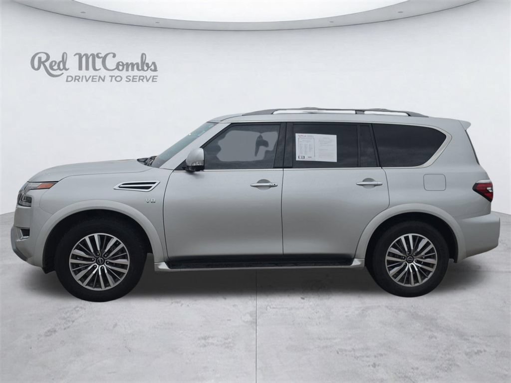 Used 2021 Nissan Armada SL w/ Captain's Chairs Package RWD image 2