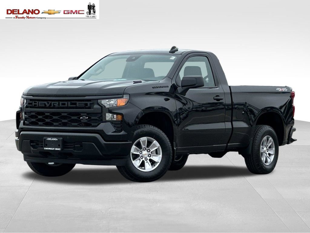 New 2026 Chevrolet Silverado 1500 W/T w/ LPO, Dark Essentials Package AWD/4WD image 1