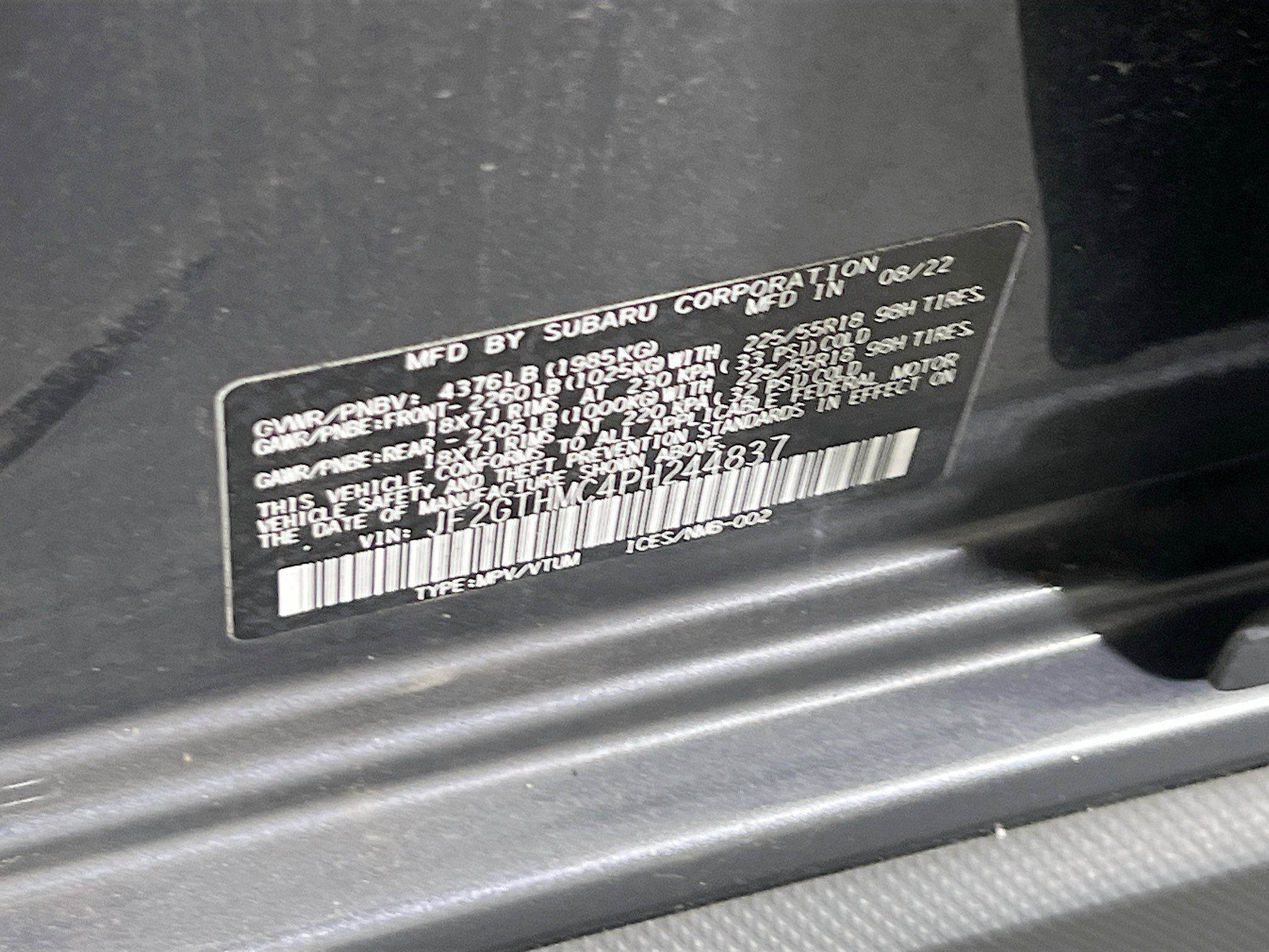 Used 2023 Subaru Crosstrek 2.5i Limited w/ Moonroof Package image 31