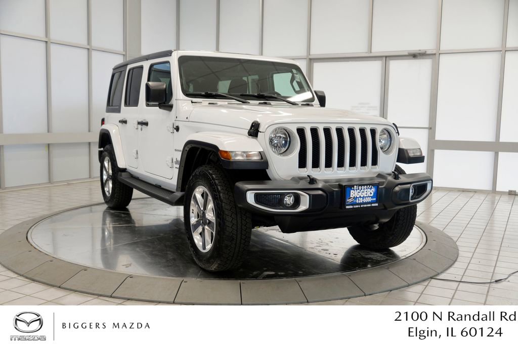 Used 2021 Jeep Wrangler Unlimited Sahara w/ Cold Weather Group image 1