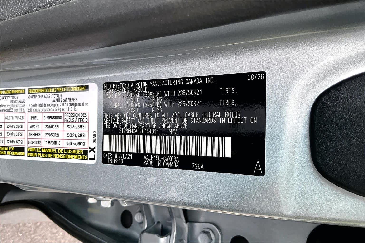 New 2026 Lexus RX 350 w/ Convenience Package AWD/4WD image 13