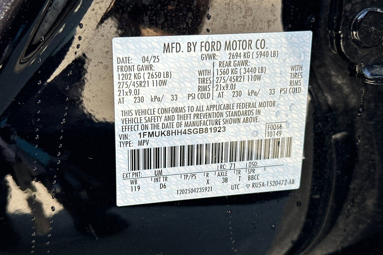 Used 2025 Ford Explorer Platinum w/ LUX Leather Package image 31