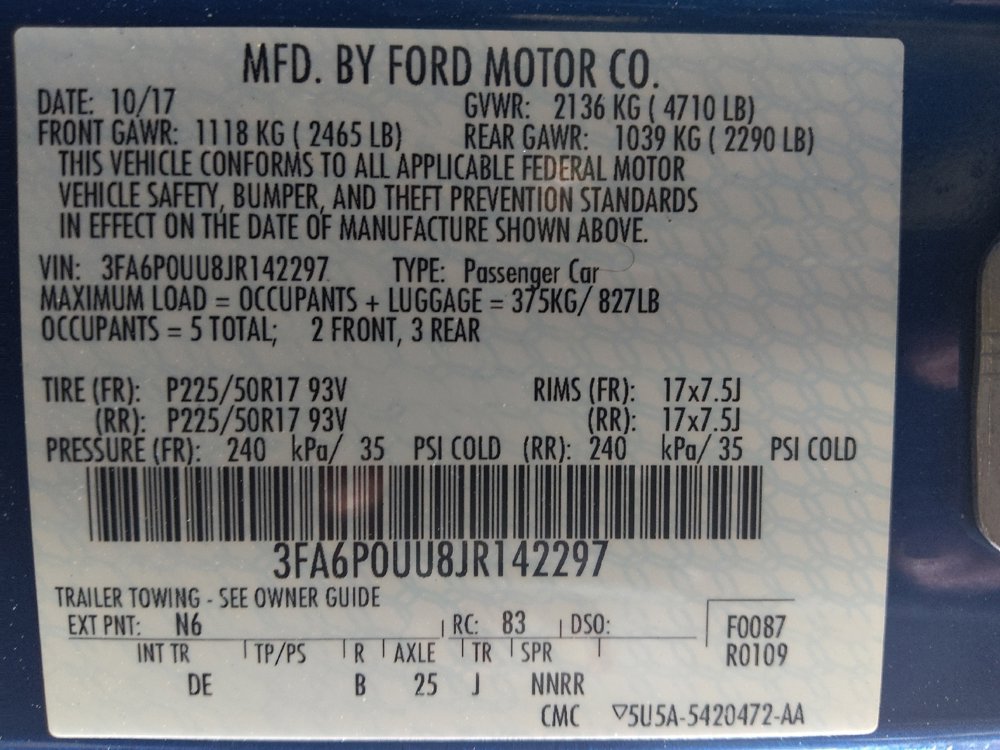 Used 2018 Ford Fusion S image 33