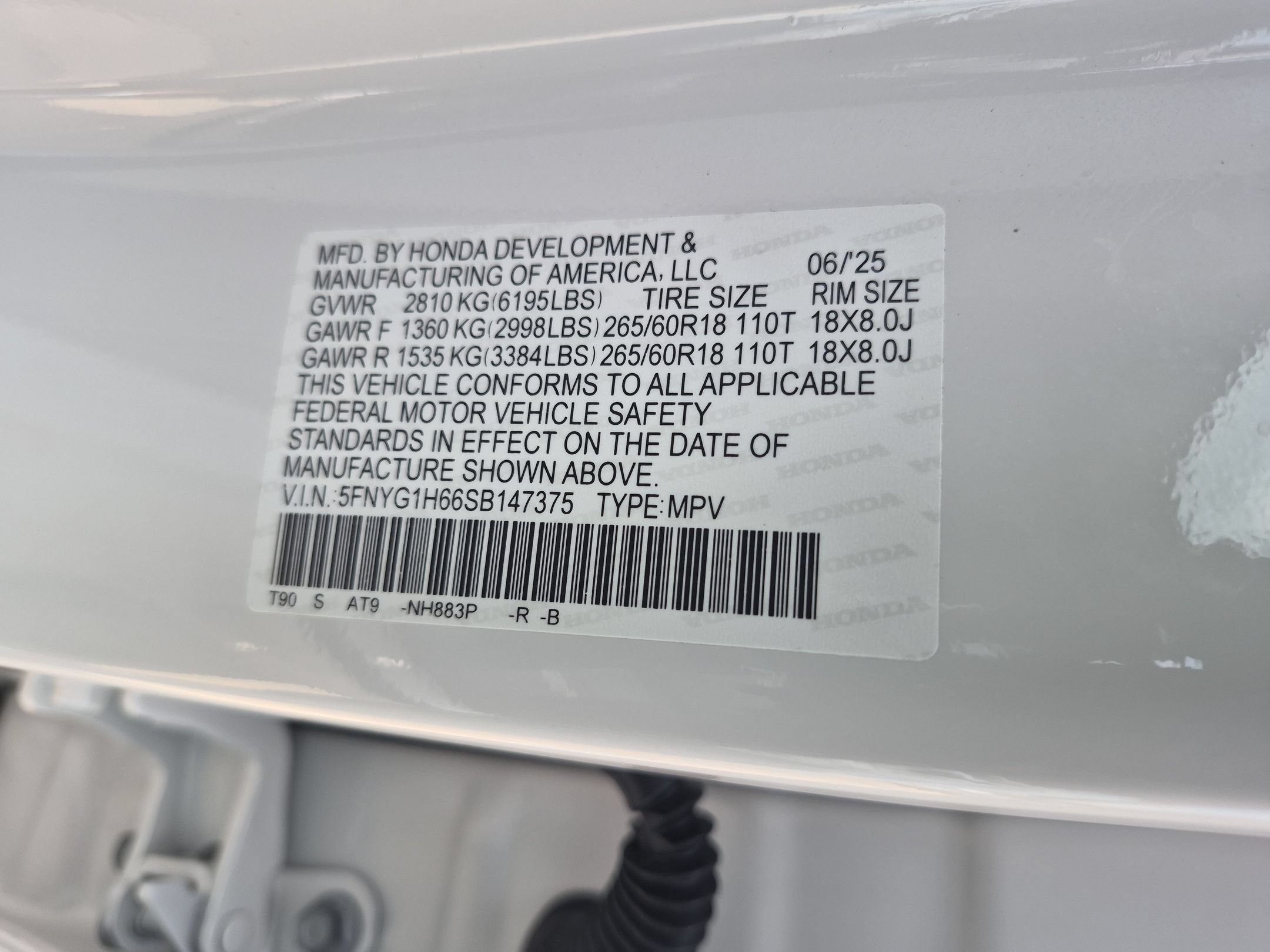 Certified 2025 Honda Pilot TrailSport image 35