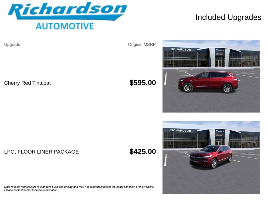 Used 2023 Buick Enclave Essence w/ LPO, Floor Liner Package AWD/4WD image 6