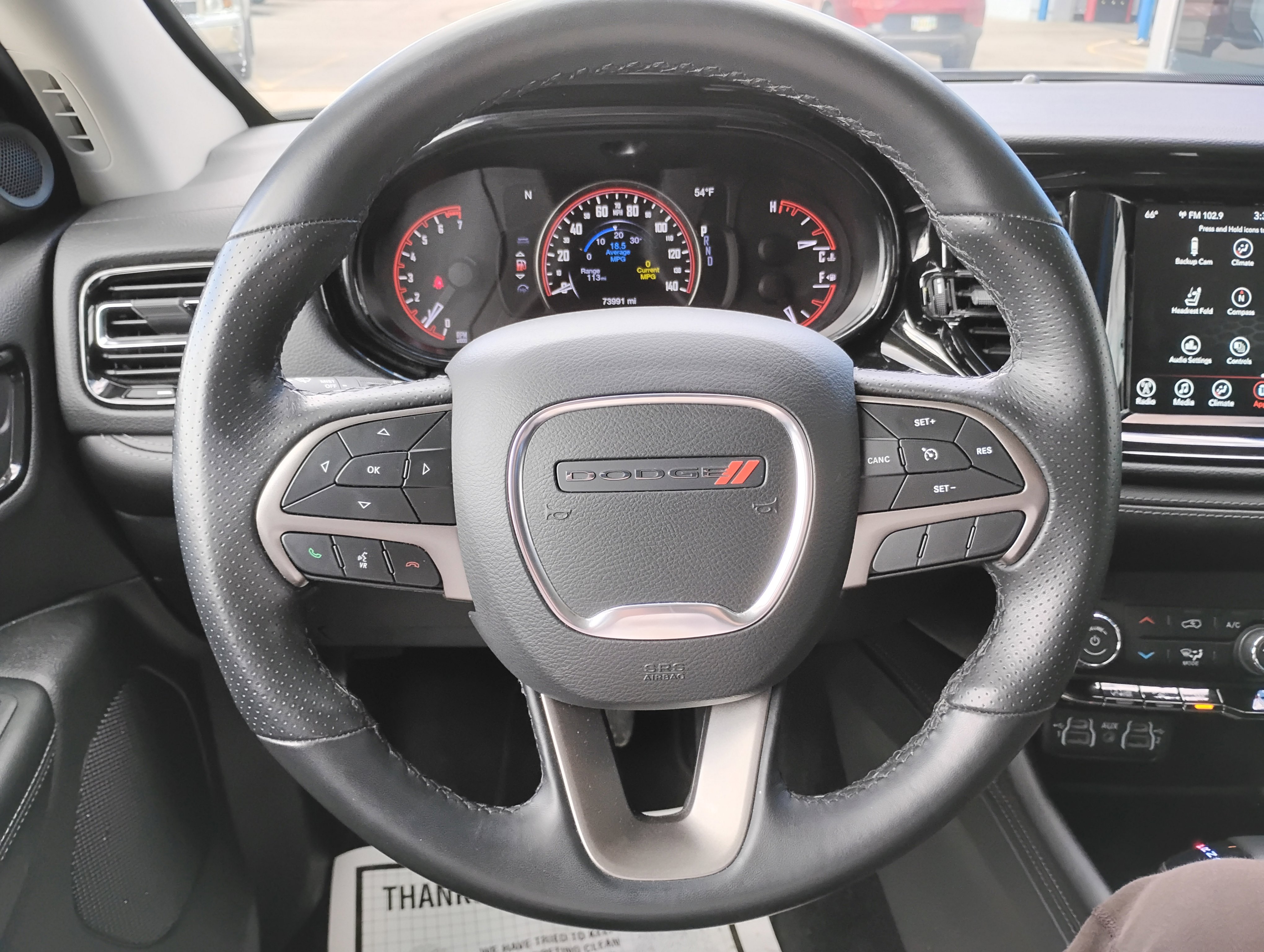 Used 2022 Dodge Durango SXT AWD/4WD image 9