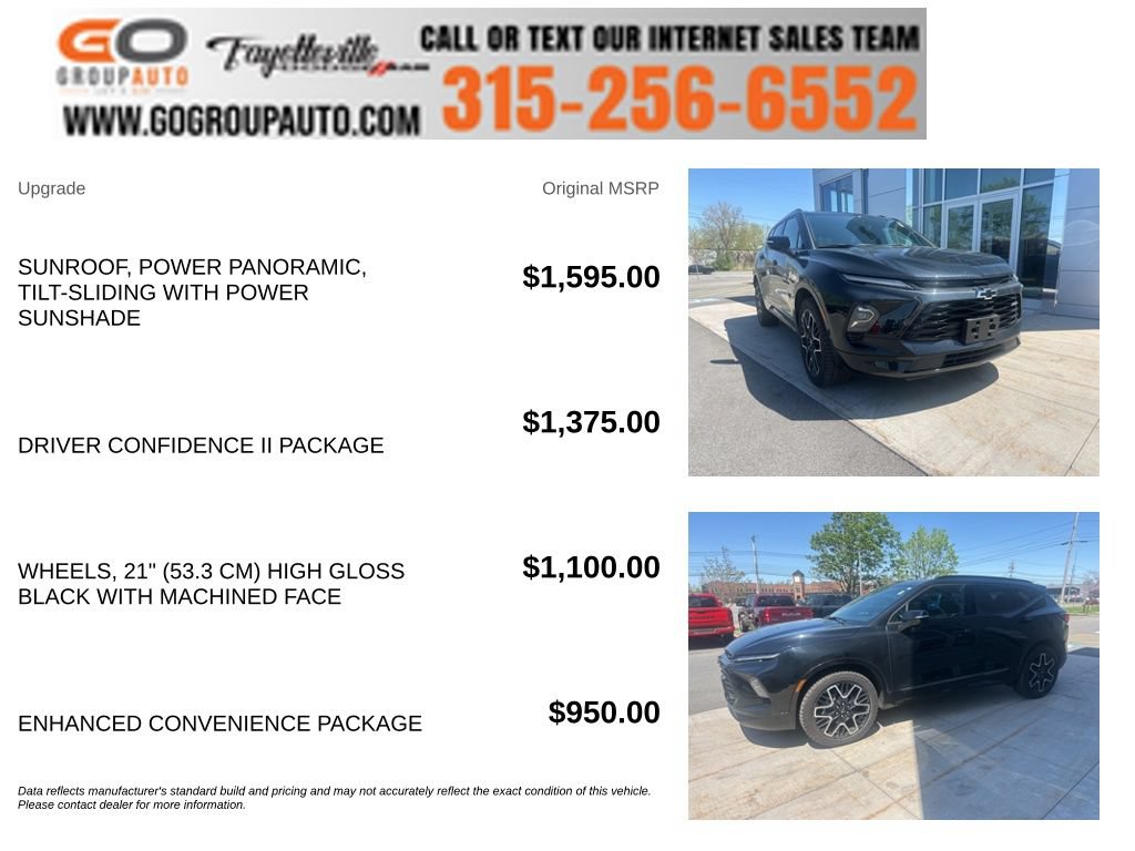 Used 2023 Chevrolet Blazer RS w/ Driver Confidence II Package AWD/4WD image 5