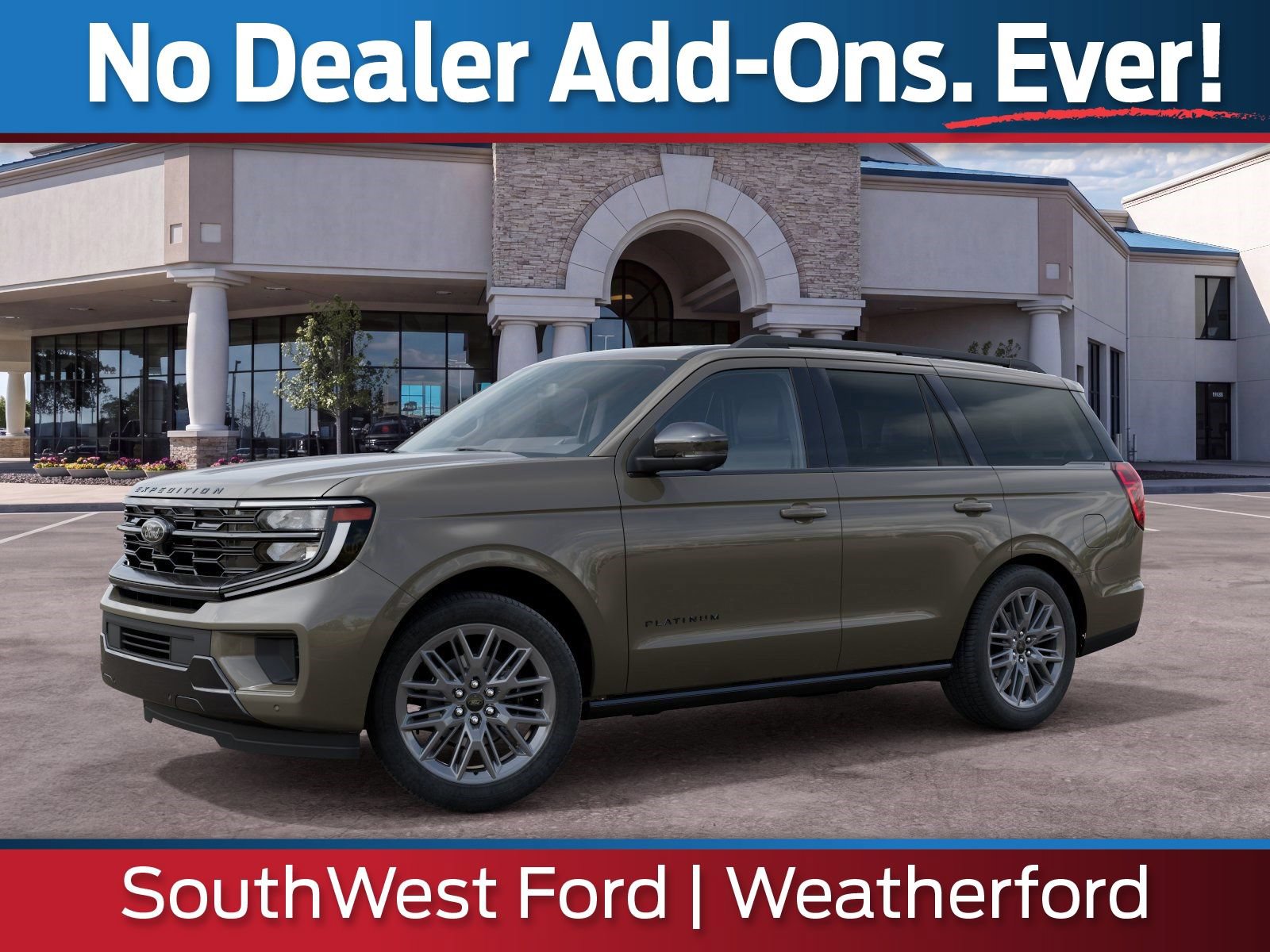 New 2027 Ford Expedition Platinum w/ Stealth Appearance Package RWD 360° Tour