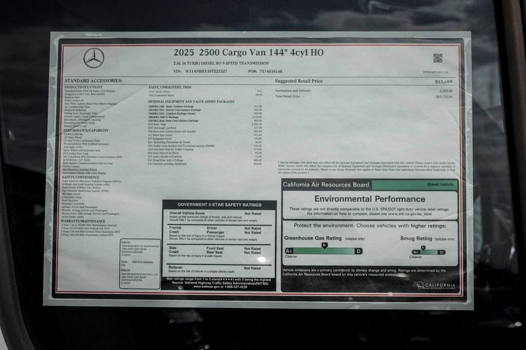 New 2025 Mercedes-Benz Sprinter 2500 image 21