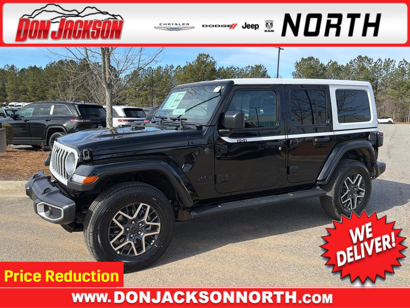 New 2026 Jeep Wrangler Unlimited Sahara w/ Whitecap Package AWD/4WD image 1