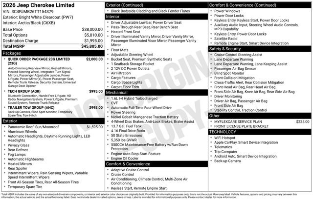 New 2026 Jeep Cherokee Limited image 6