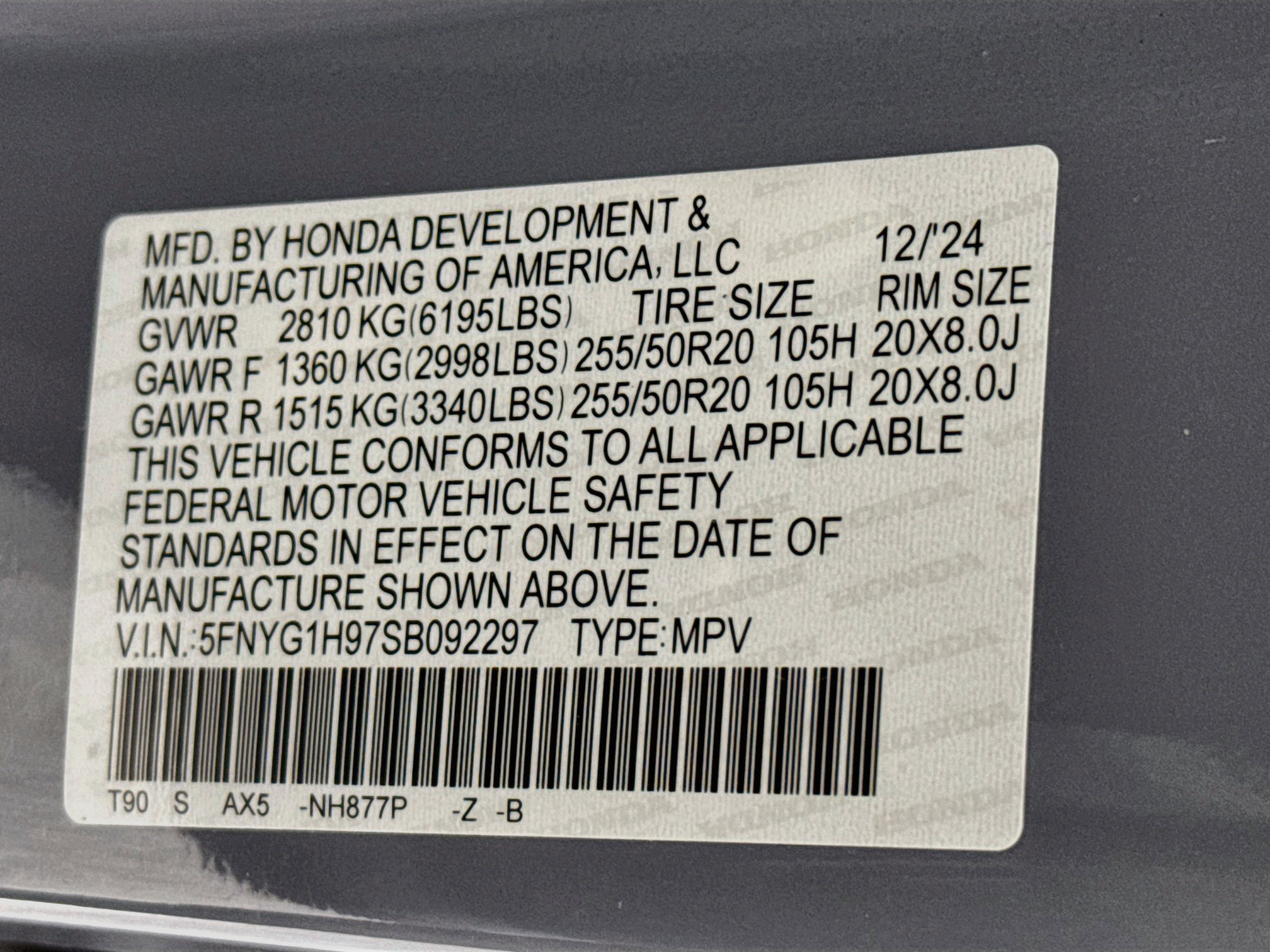 Certified 2025 Honda Pilot Black Edition image 35