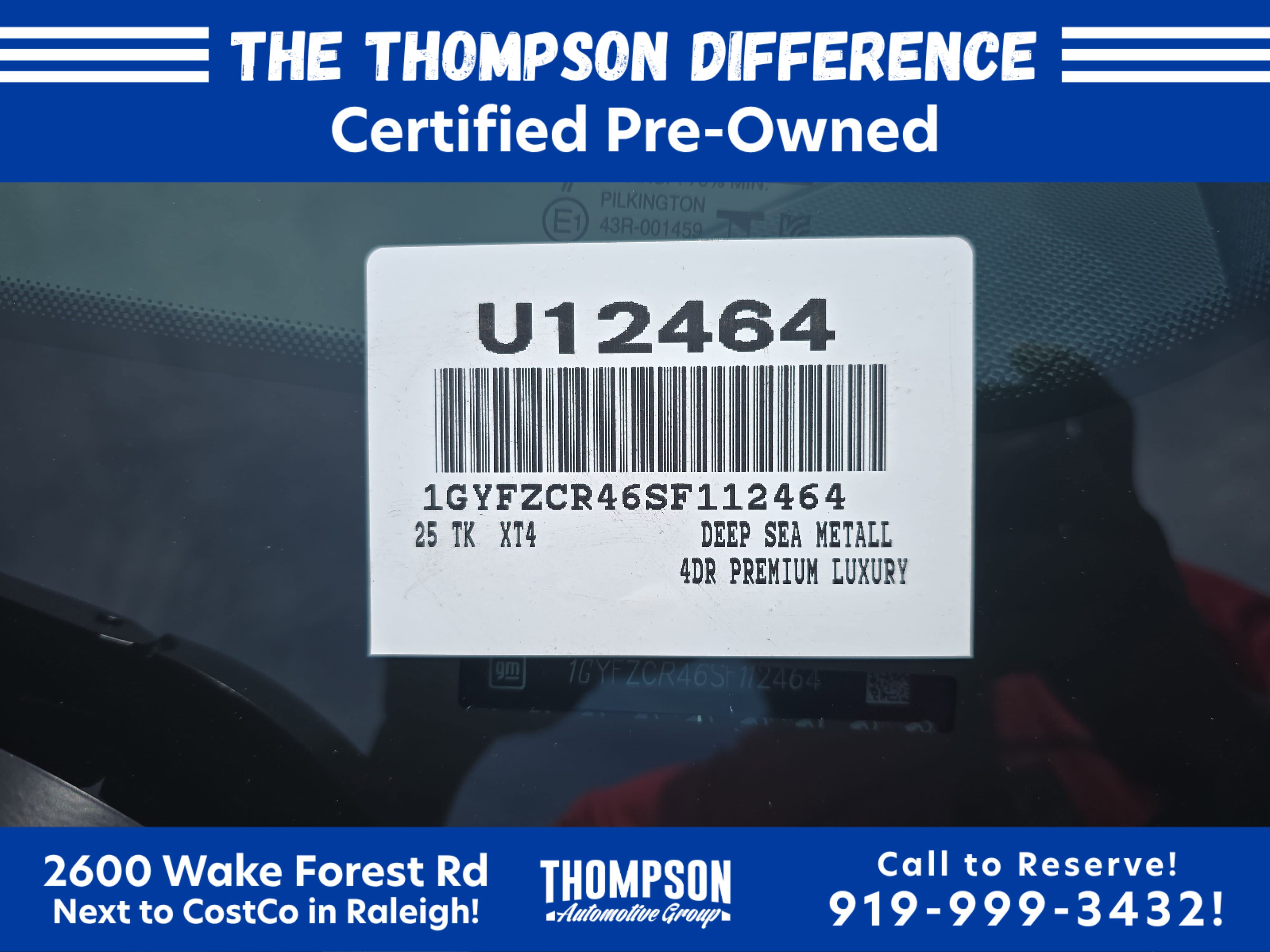 Certified 2025 Cadillac XT4 Premium Luxury FWD image 35