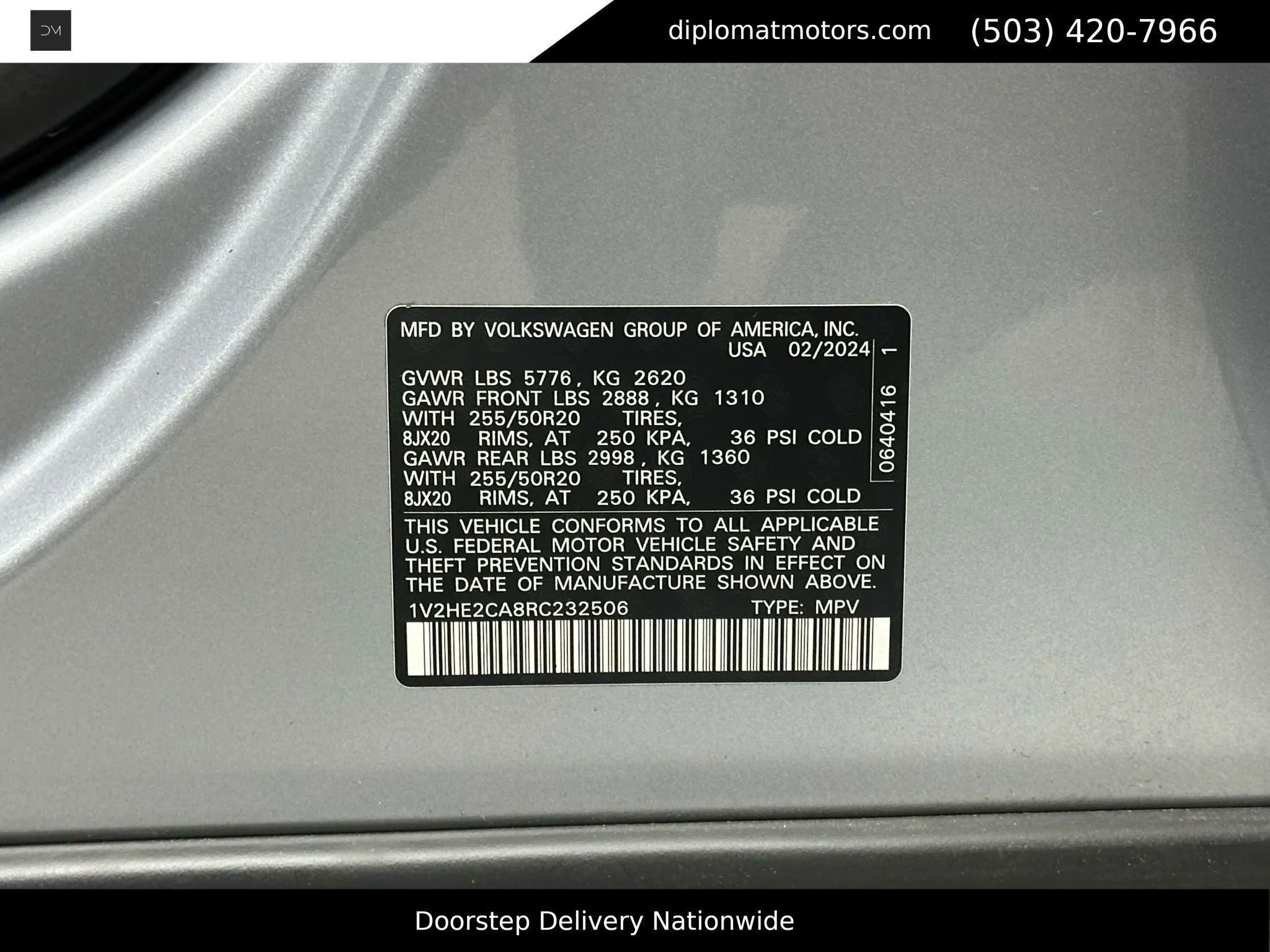 Used 2024 Volkswagen Atlas Cross Sport SE image 49