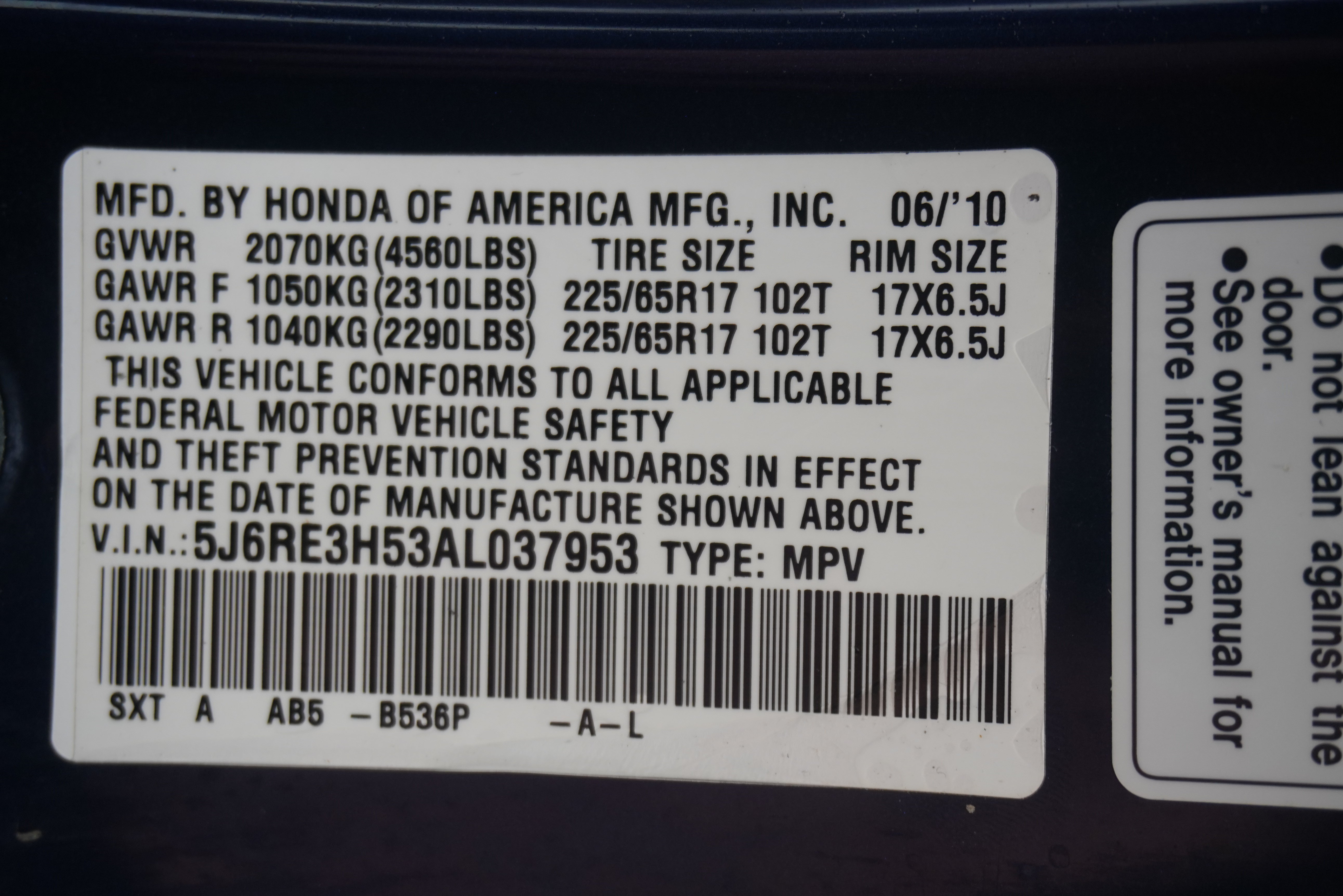 Used 2010 Honda CR-V EX image 22