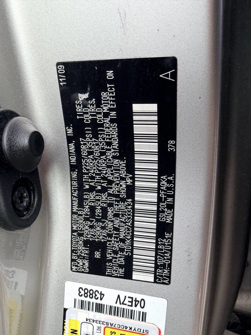 Used 2010 Toyota Sienna XLE Limited image 19