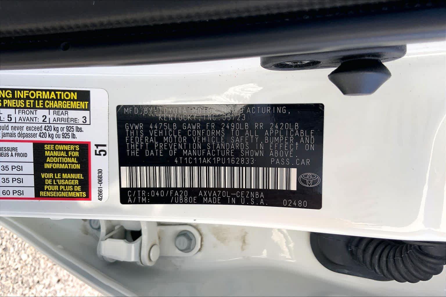 Used 2023 Toyota Camry LE FWD image 36
