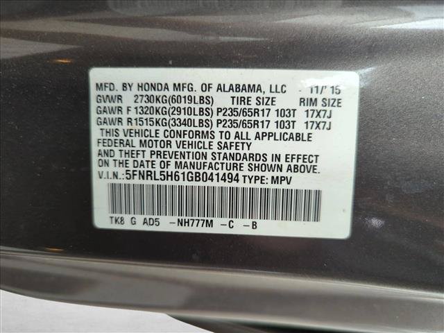 Used 2016 Honda Odyssey EX-L image 15
