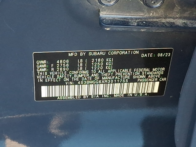 Certified 2024 Subaru Legacy Sport AWD/4WD image 27
