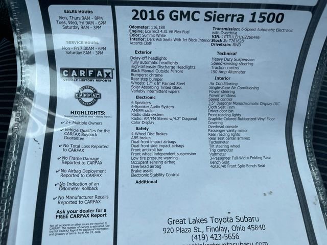 Used 2016 GMC Sierra 1500 2WD Double Cab w/ Elevation Edition image 27