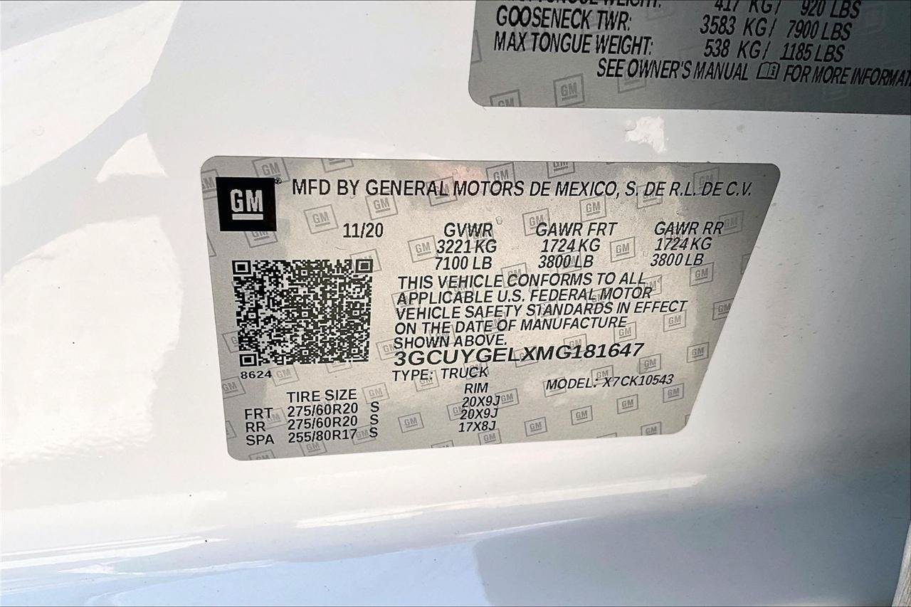 Used 2021 Chevrolet Silverado 1500 LTZ w/ Safety Package II AWD/4WD image 21