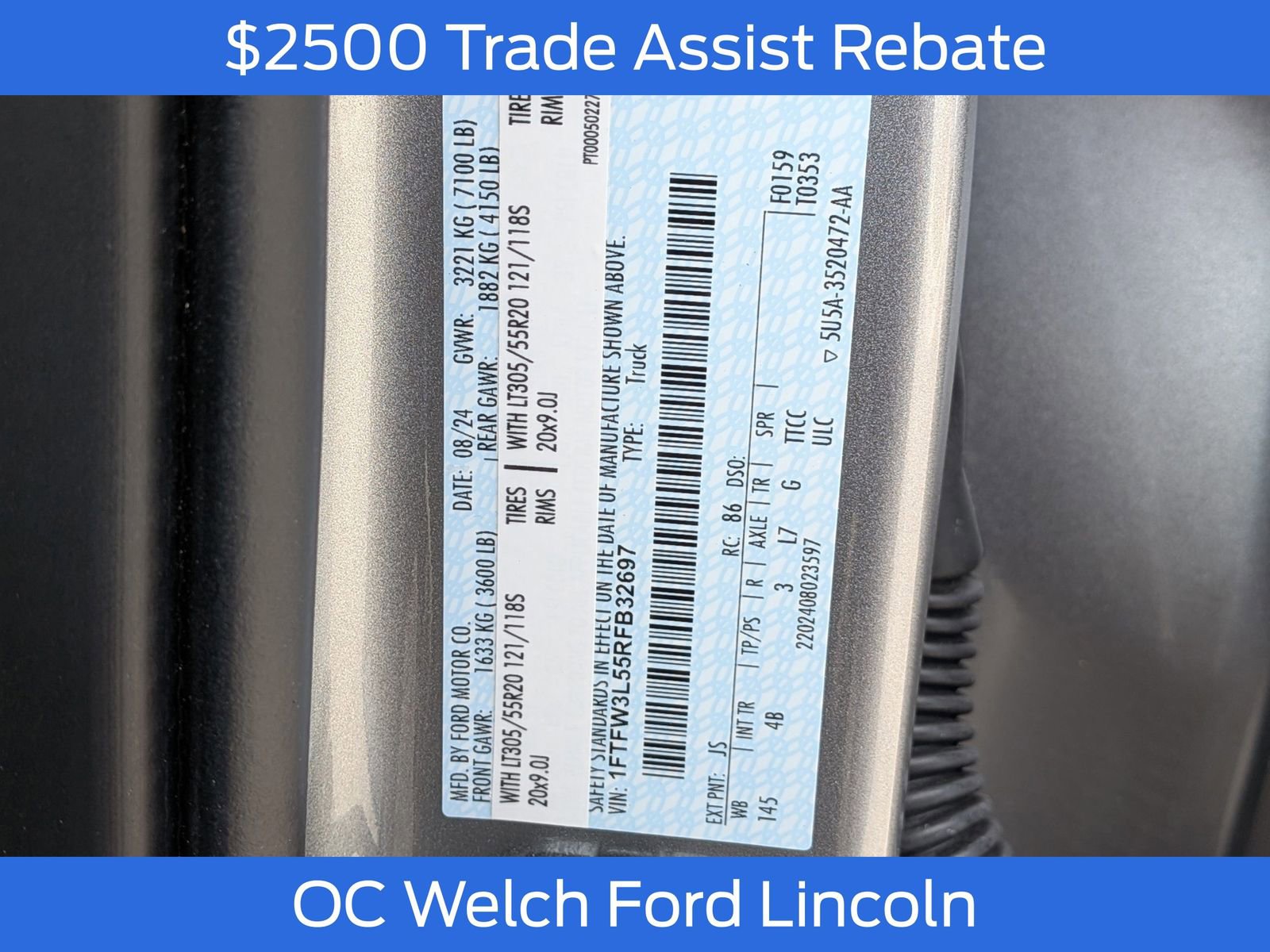 New 2024 Ford F150 XLT w/ Equipment Group 303A High image 17