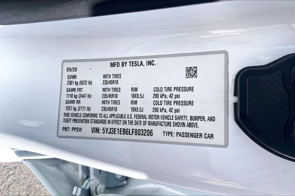 Used 2020 Tesla Model 3 Long Range AWD/4WD image 31