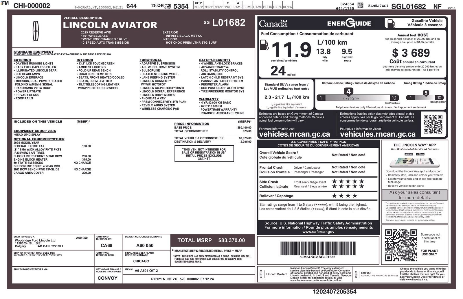 Used 2025 Lincoln Aviator Reserve AWD/4WD image 38