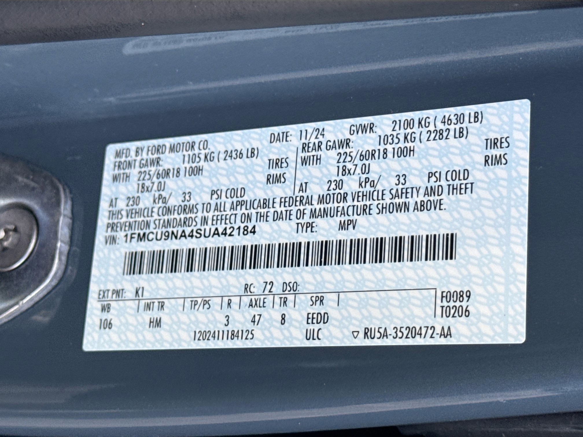Used 2025 Ford Escape ST-Line Select image 44