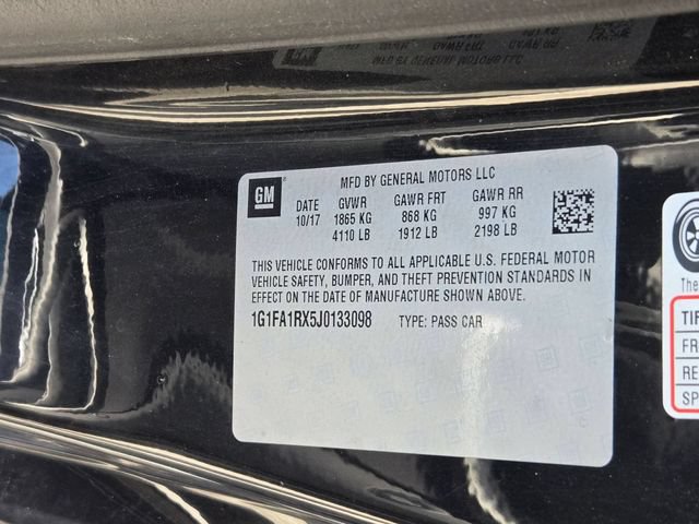 Used 2018 Chevrolet Camaro LS RWD image 16