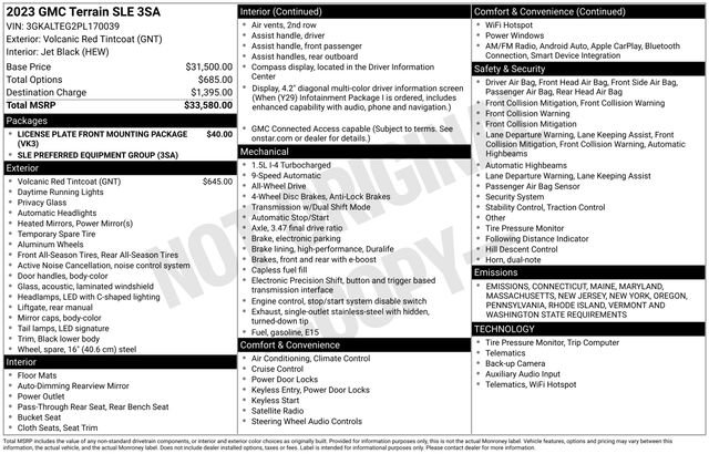 Used 2023 GMC Terrain SLE image 6