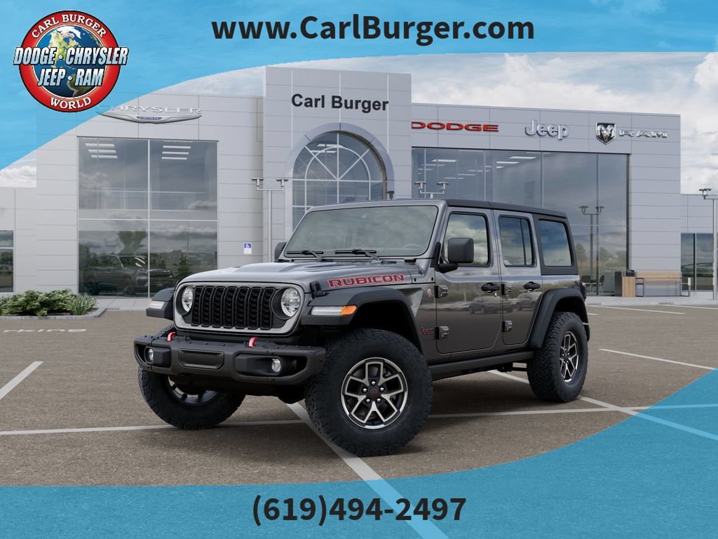 New 2026 Jeep Wrangler Unlimited Rubicon w/ Steel Bumper Group AWD/4WD image 1
