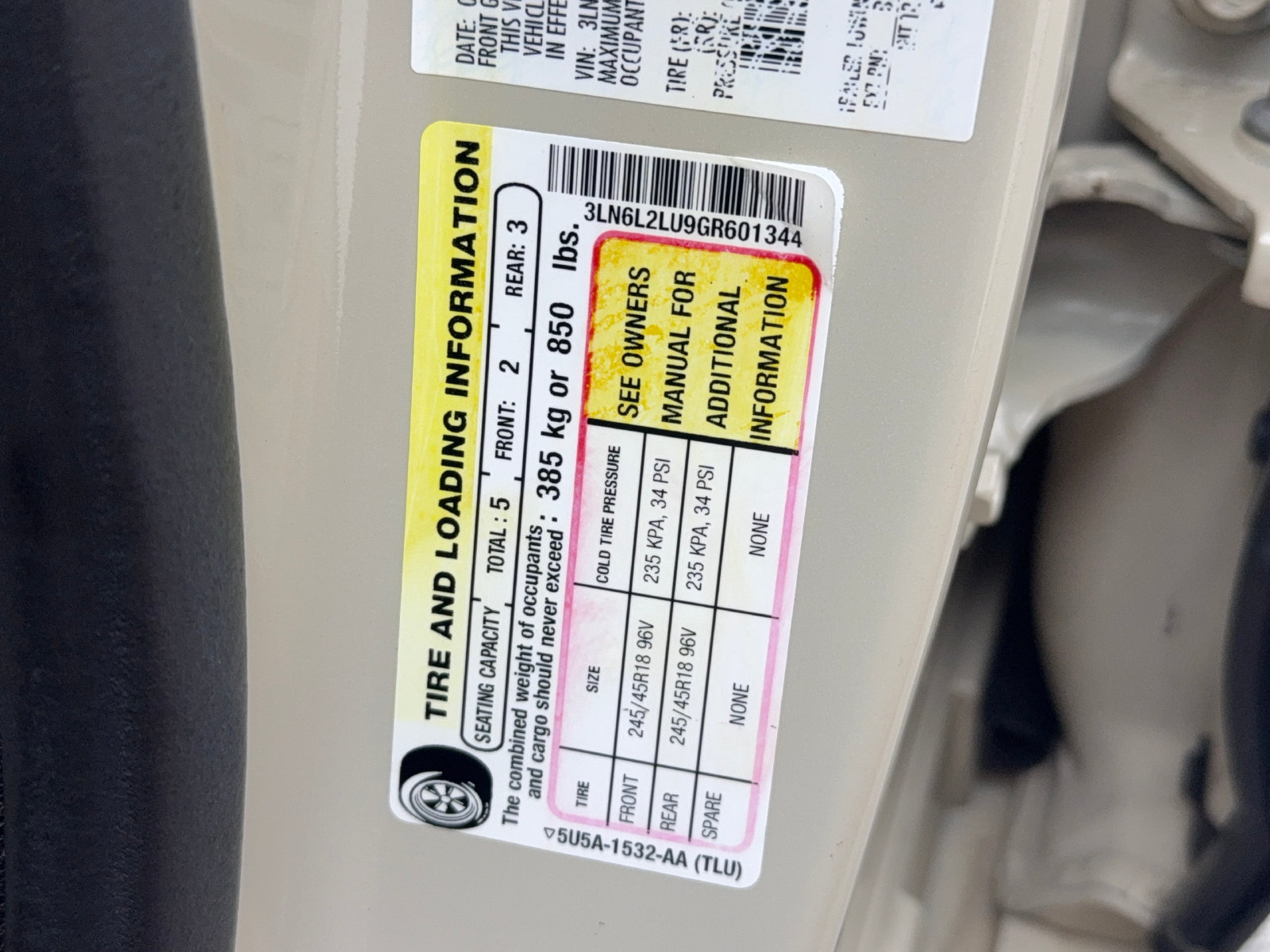 Used 2016 Lincoln MKZ Hybrid w/ Equipment Group 500A Select FWD image 54