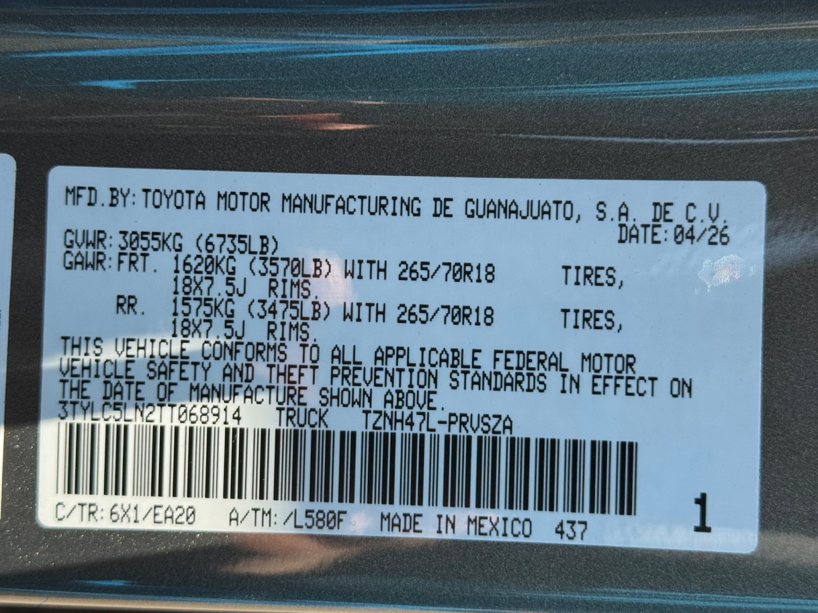 Used 2026 Toyota Tacoma TRD Off-Road w/ TRD Off Road Premium Package AWD/4WD image 14