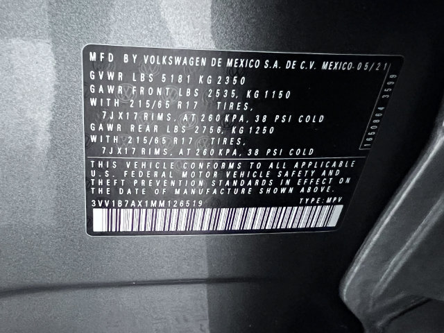Used 2021 Volkswagen Tiguan S FWD image 27