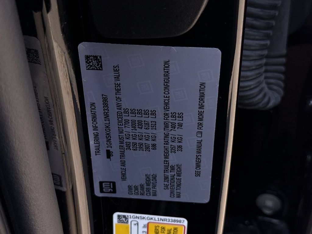 Used 2022 Chevrolet Suburban High Country AWD/4WD image 31