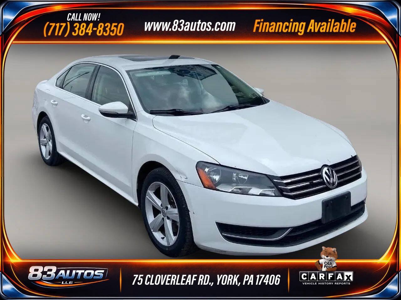 Used 2012 Volkswagen Passat 2.5 SE FWD image 1