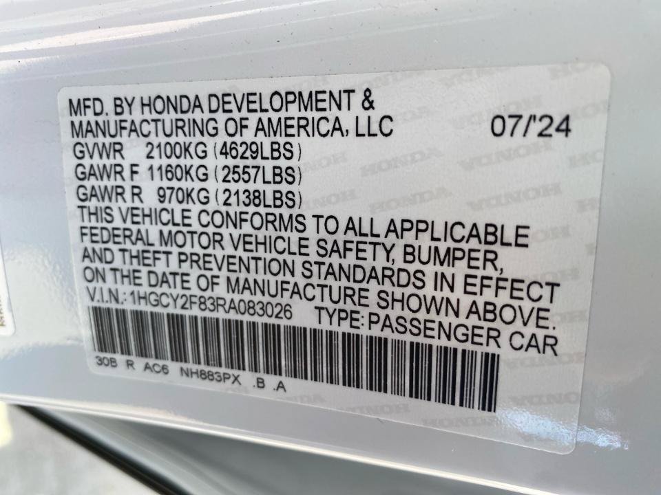 Certified 2024 Honda Accord Touring image 39