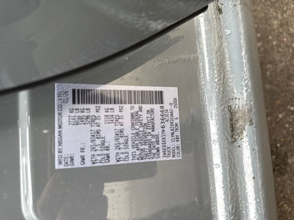 Certified 2026 Nissan Frontier SV w/ All-Weather Content Package image 32