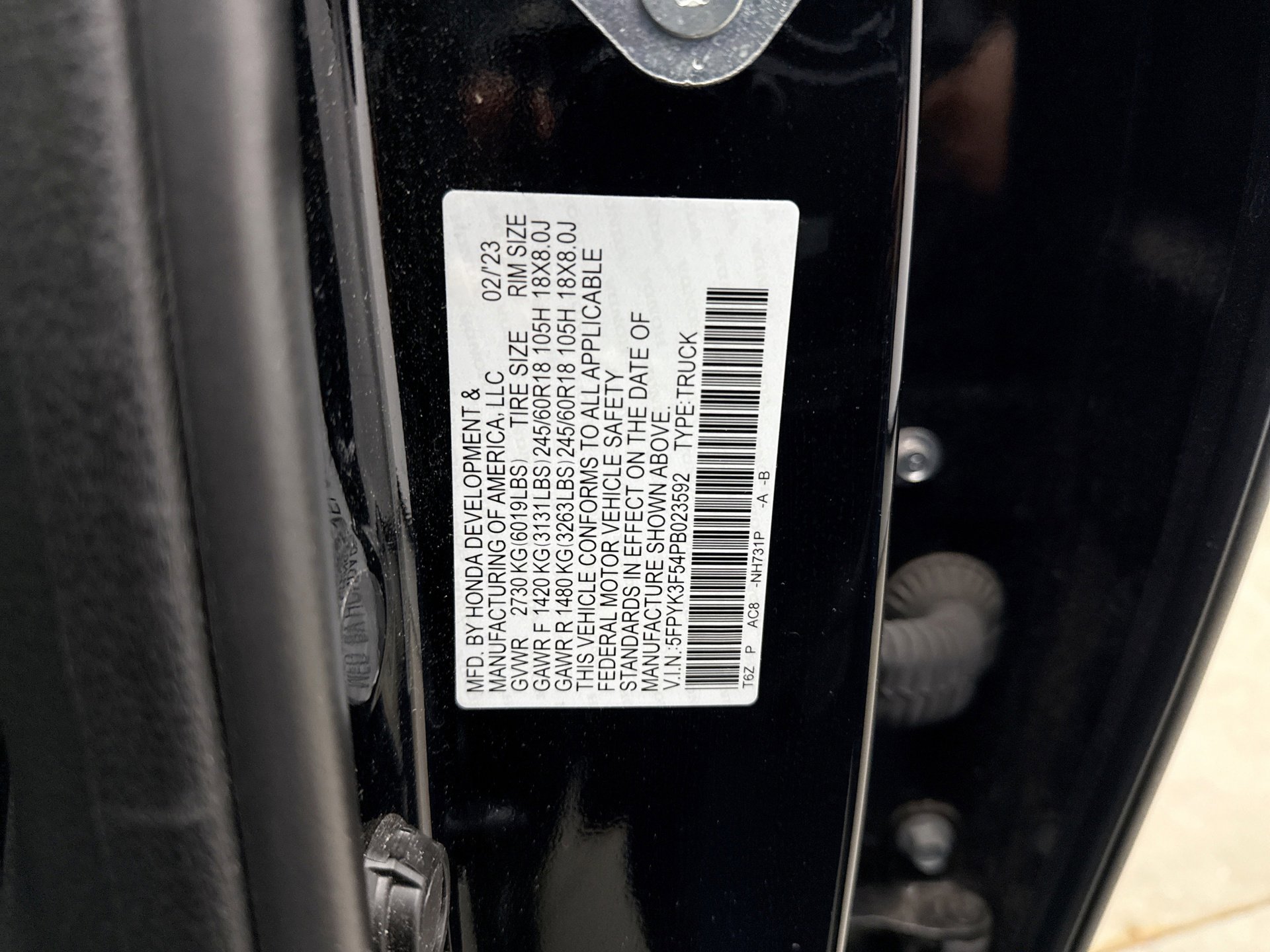 Used 2023 Honda Ridgeline RTL image 11