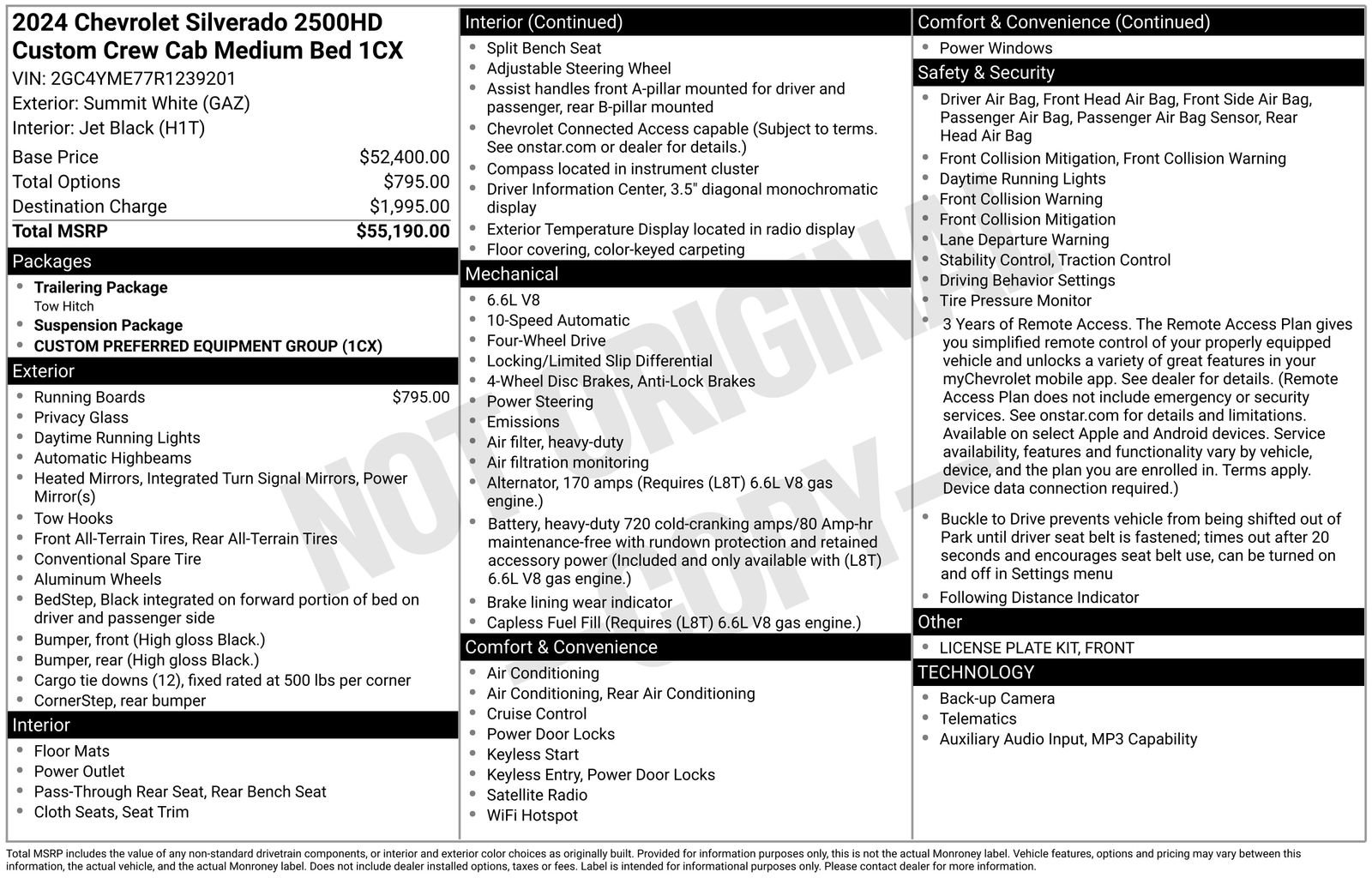 Used 2024 Chevrolet Silverado 2500 Custom AWD/4WD image 7