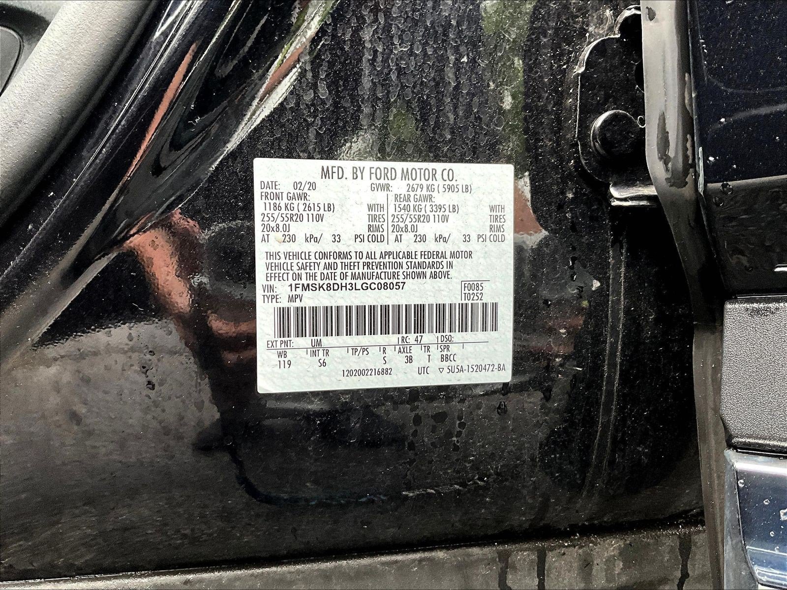 Used 2020 Ford Explorer XLT w/ Equipment Group 202A AWD/4WD image 19