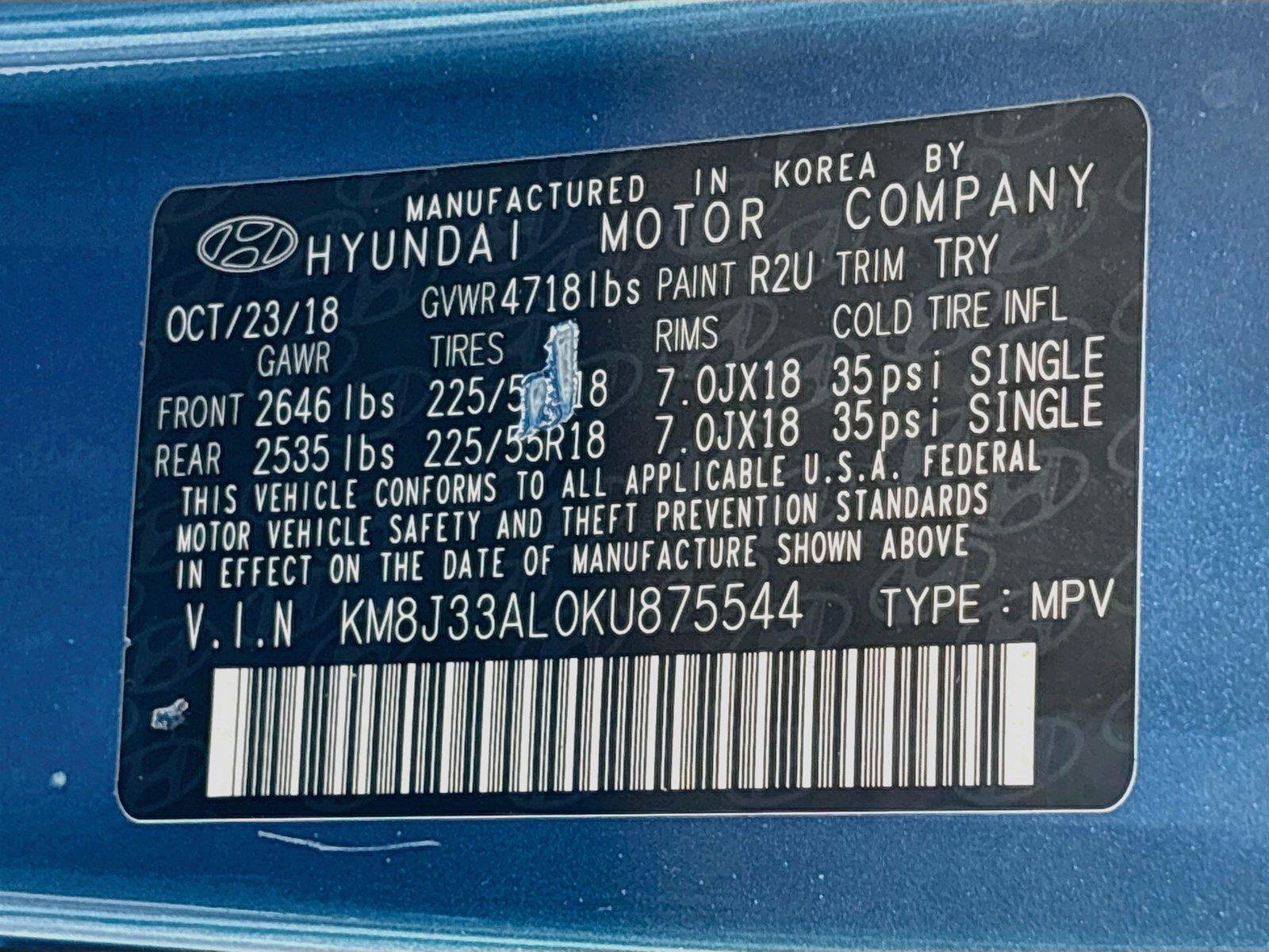 Used 2019 Hyundai Tucson SEL FWD image 31