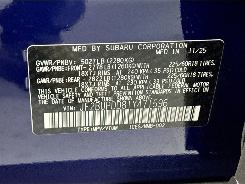 New 2026 Subaru Outback Limited image 32