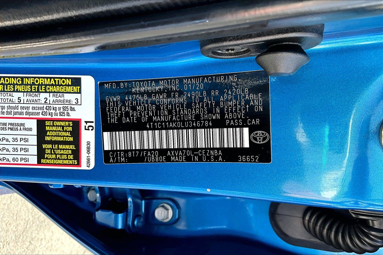 Used 2020 Toyota Camry LE FWD image 32
