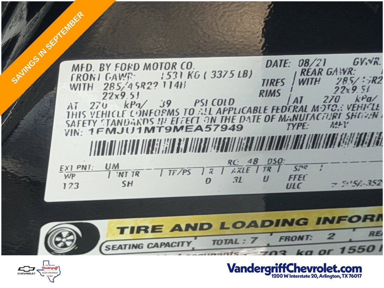 Used 2021 Ford Expedition Platinum AWD/4WD image 32