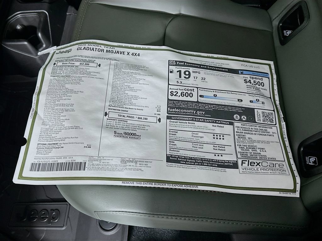 New 2026 Jeep Gladiator Mojave image 12