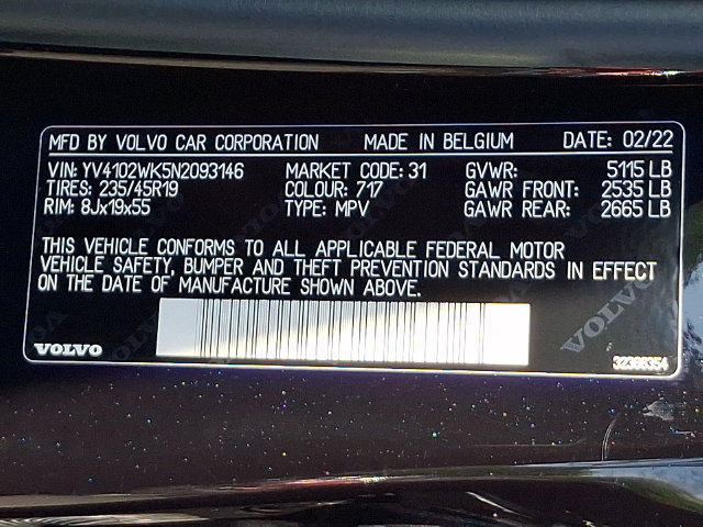 Used 2022 Volvo V60 T5 Cross Country AWD/4WD image 29