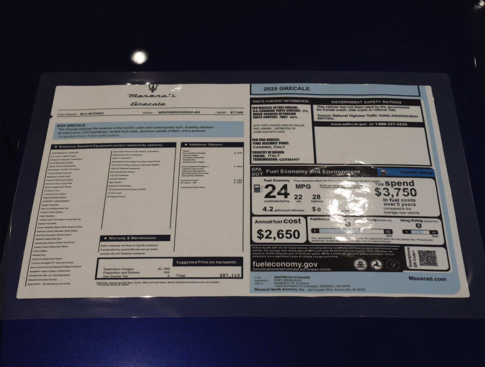 New 2025 Maserati Grecale GT image 39